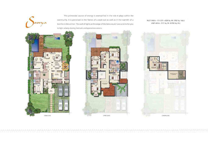 Tatvam villas 5BHK floor plan - Villas for Sale in Gurgaon